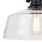 Vaxcel Beloit 12-in. Pendant Matte Black