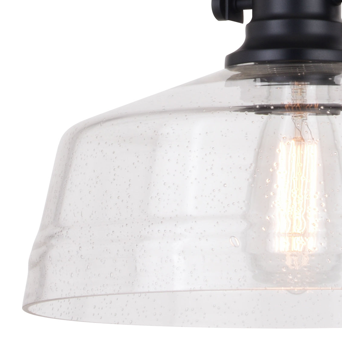 Vaxcel Beloit 12-in. Pendant Matte Black