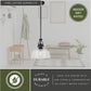 Vaxcel Beloit 12-in. Pendant Matte Black