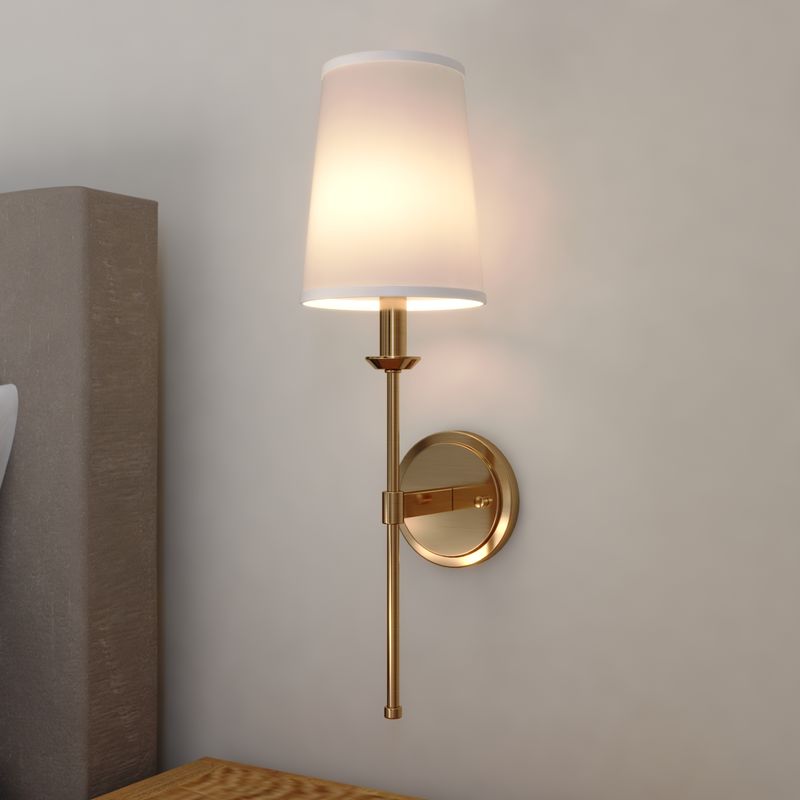 Vaxcel Camden 6-in 1 Light Wall Light Natural Brass