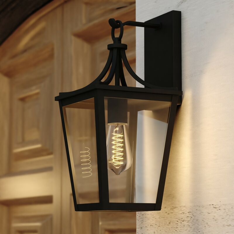 Vaxcel Cottage Grove 7.5-in. W Outdoor Wall Light Matte Black