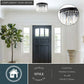 Vaxcel Dalton 23-in. W 3 Light LED Directional Light Matte Black