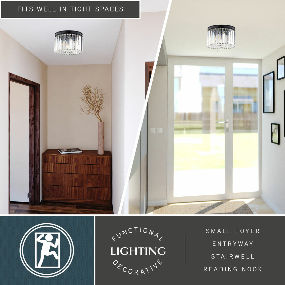 Vaxcel Dalton 23-in. W 3 Light LED Directional Light Matte Black