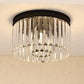 Vaxcel Dalton 8-in. 1 Light Flush Mount Matte Black
