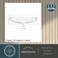 Vaxcel Dalton 8-in. 1 Light Flush Mount Matte Black