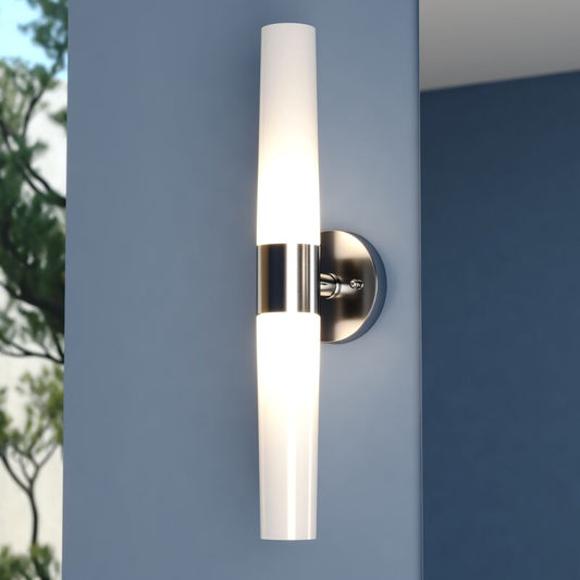 Vaxcel Elliot 20.5-in. 2 Light Wall Light Satin Nickel