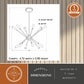 Vaxcel Ellis 25.25-in. 12 Light Pendant Matte Black and Satin Brass