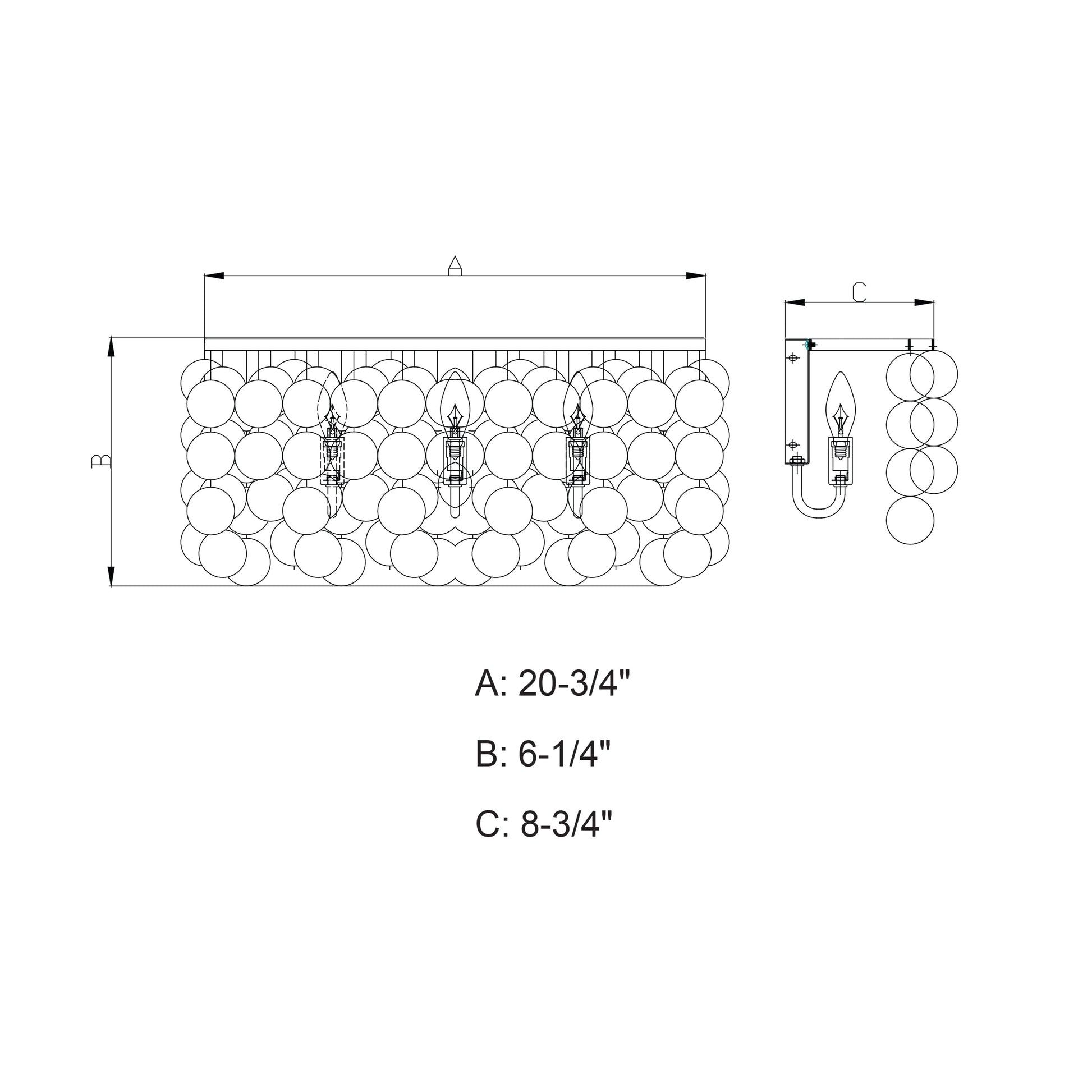 Vaxcel Elsa 21" 3-Light Satin Nickel Capiz Shell Coastal Bathroom Vanity Fixture