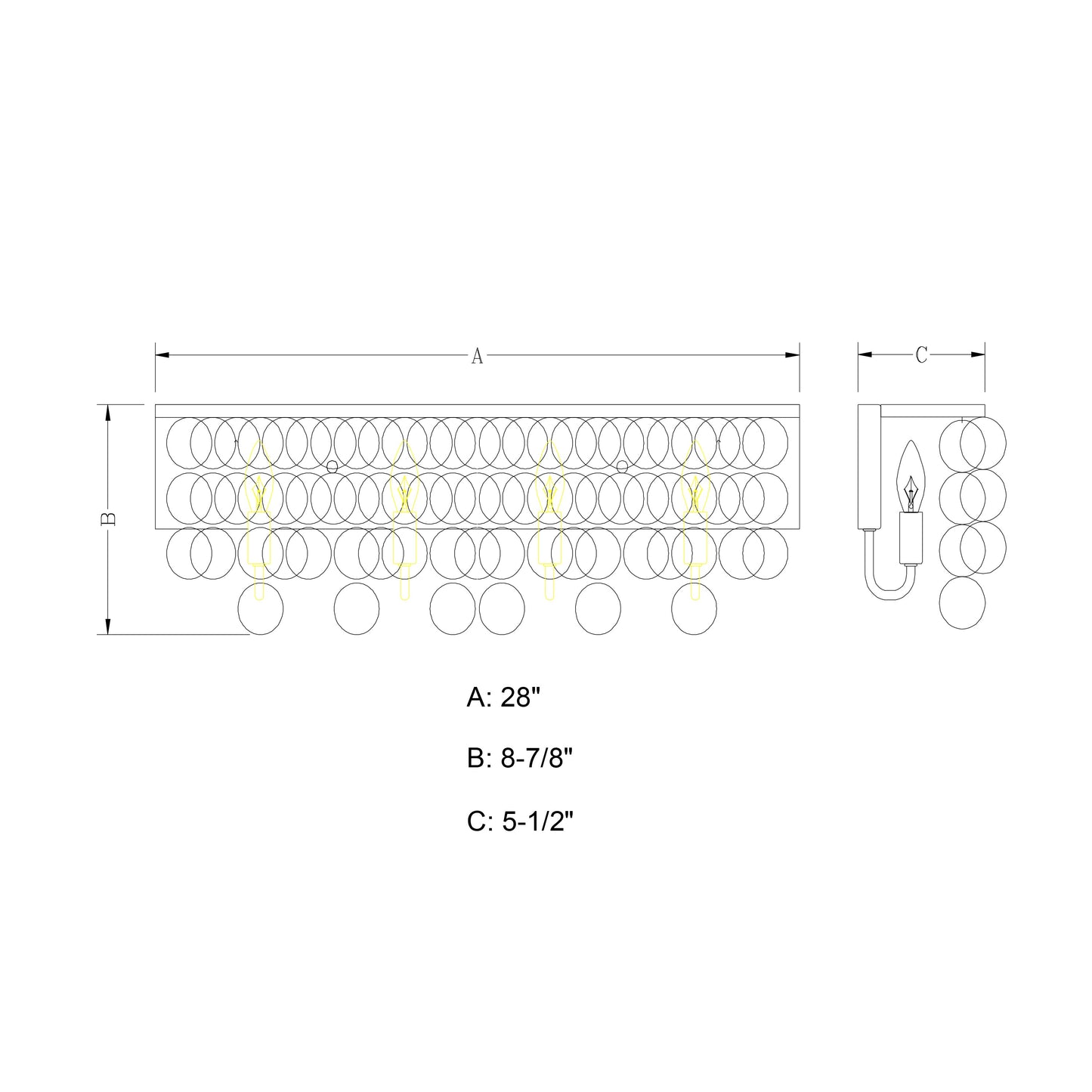 Vaxcel Elsa 28" 4-Light Satin Nickel Coastal Bathroom Vanity Fixture With Capiz Shell Shade