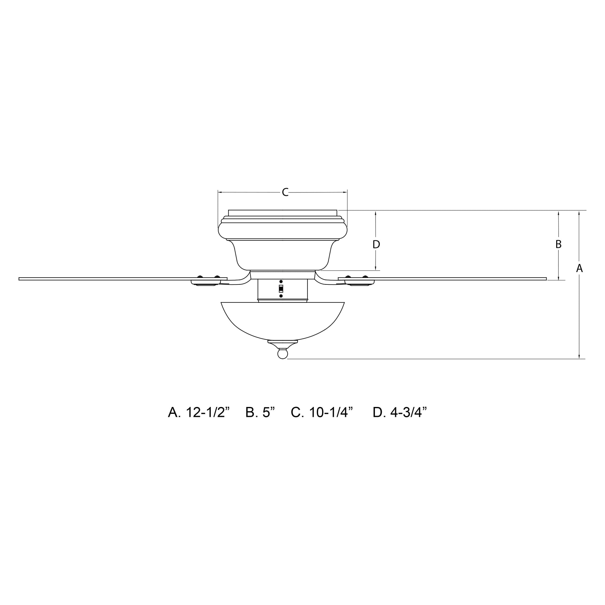 Vaxcel Expo 42" Flush Mount Satin Nickel Ceiling Fan With 2-Light LED Light Kit