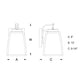 Vaxcel Granville 8" 1-Light Oil Burnished Bronze Geometric Outdoor Wall Lantern With Clear Glass Shade