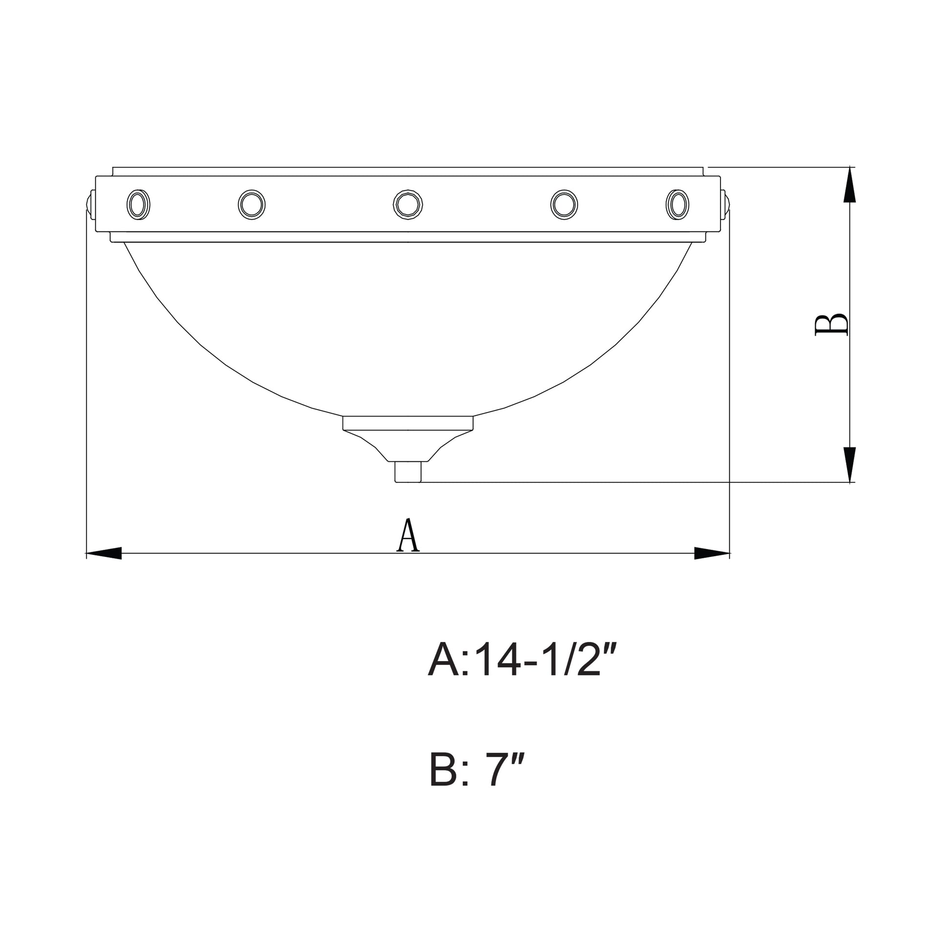 Vaxcel Halifax 14.5" 2-Light Black Walnut Rustic Flush Mount Ceiling Light Fixture With Creme Cognac Glass Bowl Shade