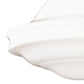 Vaxcel Huntley 1-Light 12" W Bronze Farmhouse Schoolhouse Semi Flush Mount Ceiling Light With Milk White Glass Shade