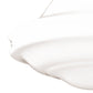 Vaxcel Huntley 1-Light 12" W Satin Nickel Farmhouse Schoolhouse Semi-Flush Mount Ceiling Light With Milk White Glass Shade