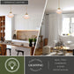 Vaxcel Huntley 12-in Pendant White Glass Natural Brass