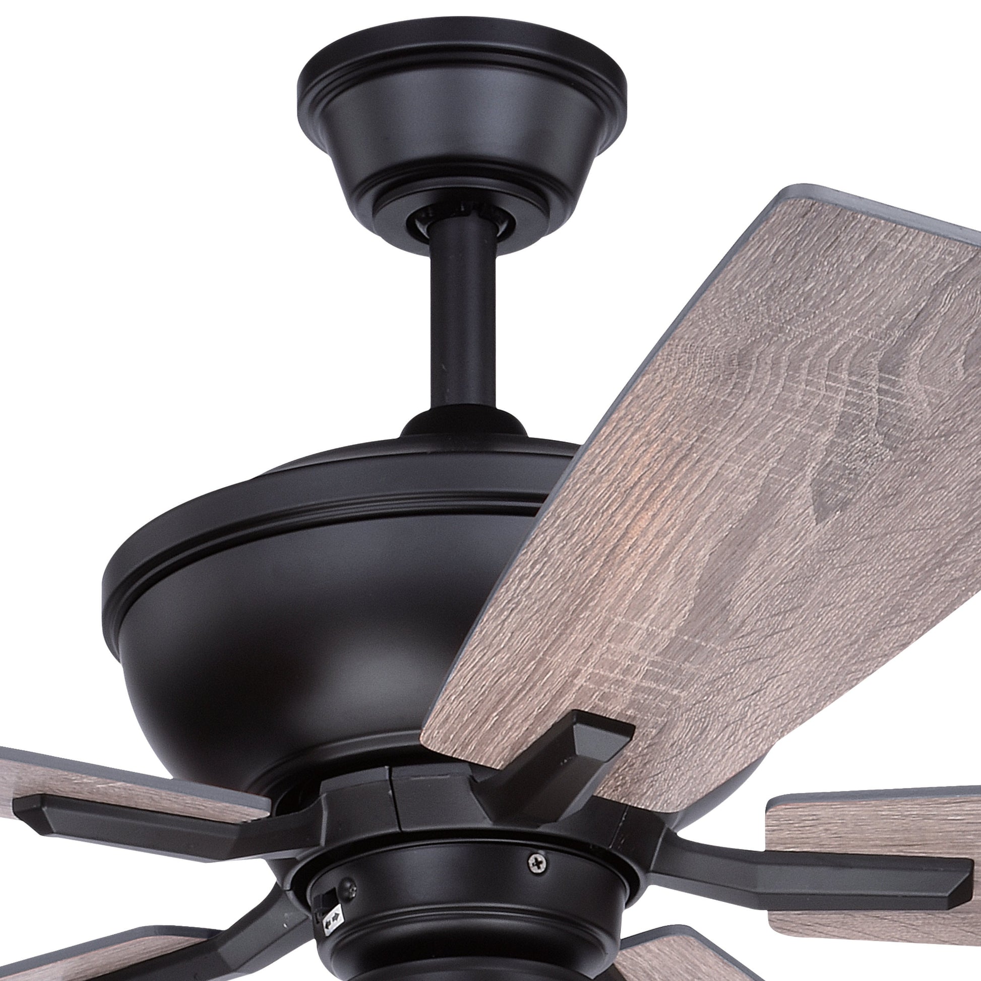 Vaxcel Huntley 52" Bronze Farmhouse Indoor Ceiling Fan With Schoolhouse LED Light Kit and Remote