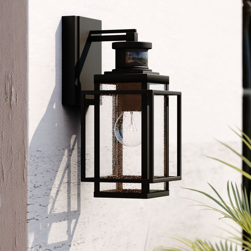 Vaxcel Hyde Park Dualux 5.25-in. Outdoor Motion Sensor Wall Light Espresso Bronze