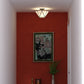 Vaxcel Marion 13-in. 2 Light Semi-Flush Mount Mystic Gold
