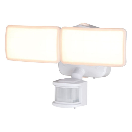 Vaxcel Merill 2 Light LED Outdoor Motion Sensor Wall Light White