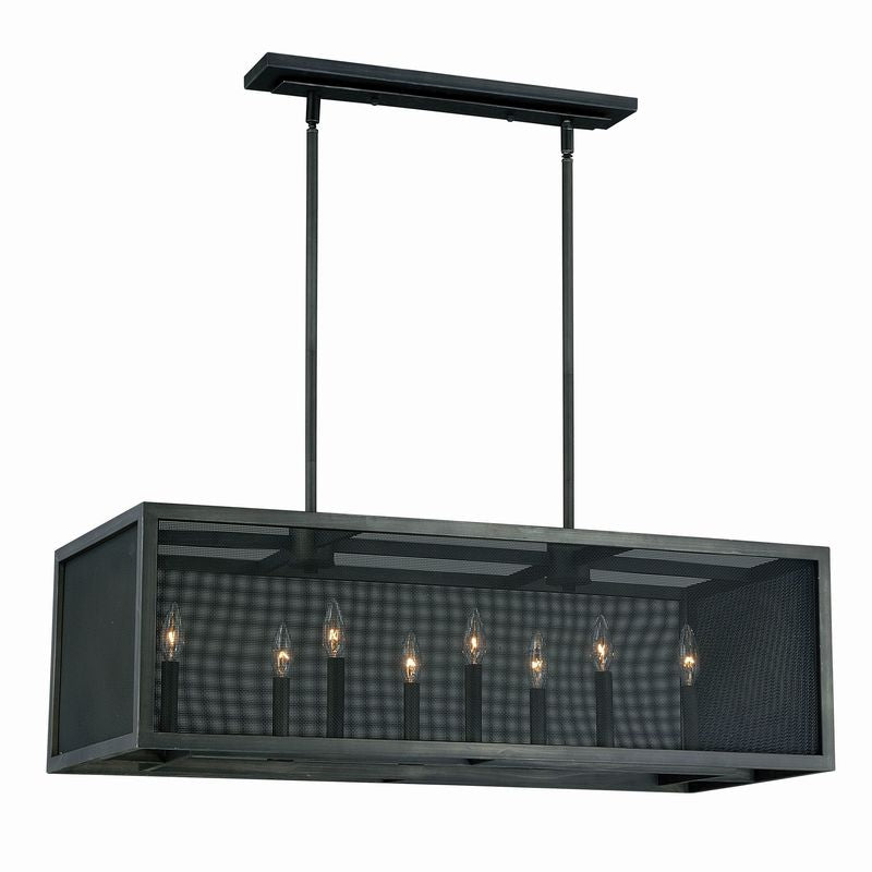 Vaxcel Milano 4.75-in Mini Pendant Celeste Wave Glass Satin Nickel