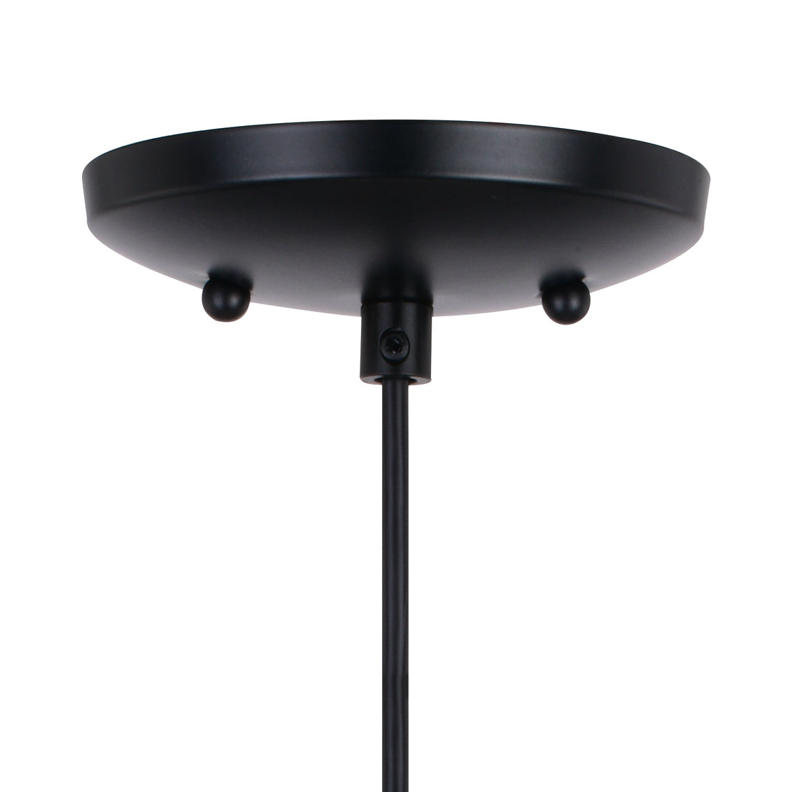 Vaxcel Milano 4.75-in. Mini Pendant Azzura Glass Matte Black