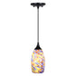 Vaxcel Milano 4.75-in. Mini Pendant Terra Tide Glass Matte Black