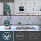 Vaxcel Millie 11.75-in.H Mini Pendant Matte Black with Smoke Glass