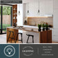 Vaxcel Millie 11.75-in.H Mini Pendant Matte Black with Smoke Glass