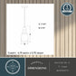 Vaxcel Millie 11.75-in.H Mini Pendant Matte Black with Smoke Glass