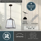 Vaxcel Millie 3L Assorted Mini Pendant Oil Rubbed Bronze and Satin Nickel