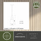 Vaxcel Millie 6.25-in Mini Pendant Oil Rubbed Bronze
