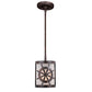 Vaxcel Millie 6.25-in Mini Pendant Oil Rubbed Bronze