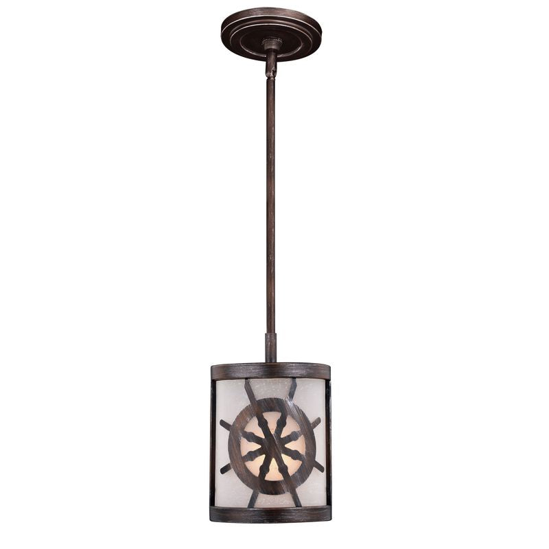 Vaxcel Millie 6.25-in Mini Pendant Oil Rubbed Bronze