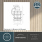 Vaxcel Mission 9-in Outdoor Wall Light Burnished Bronze