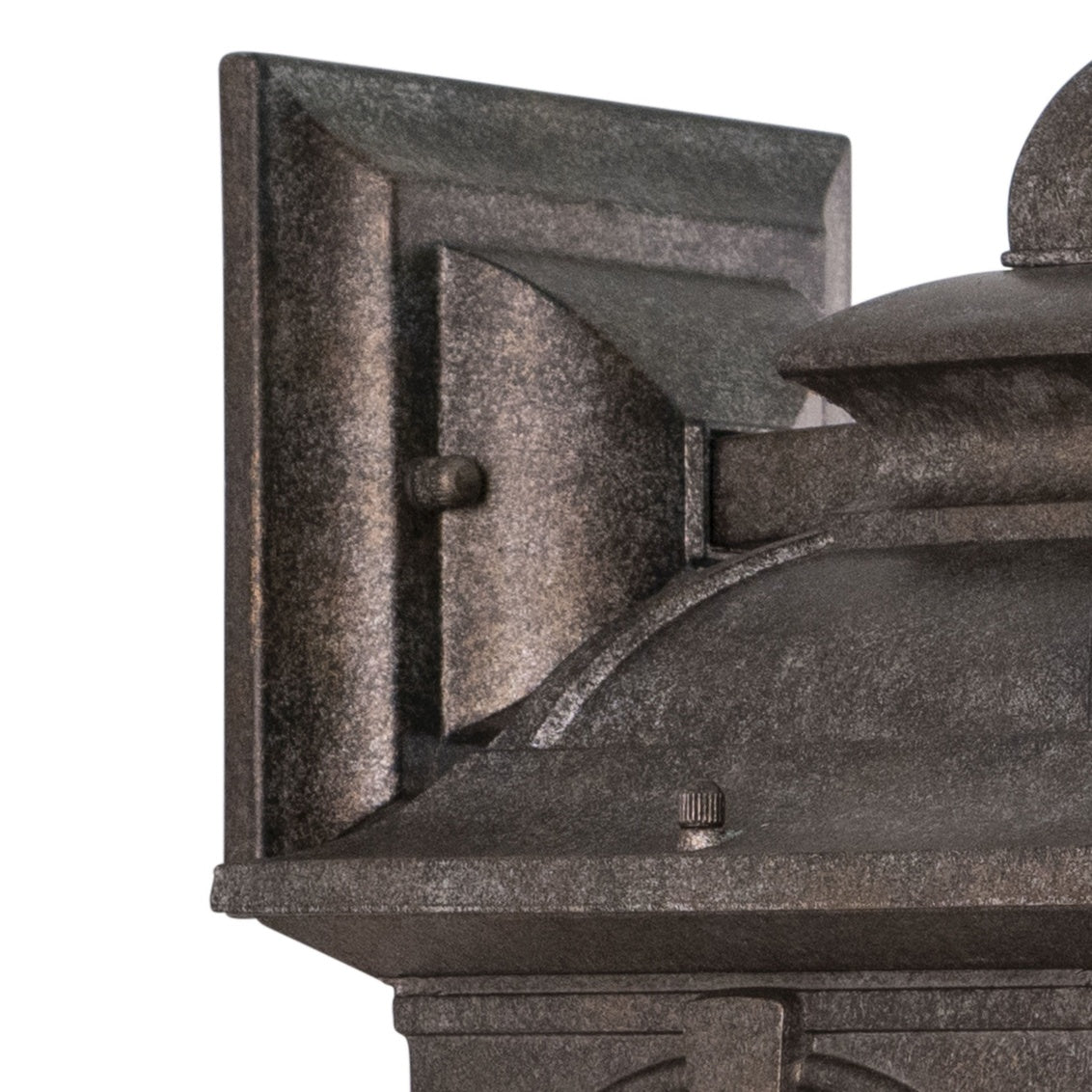 Vaxcel Mission 9-in Outdoor Wall Light Burnished Bronze