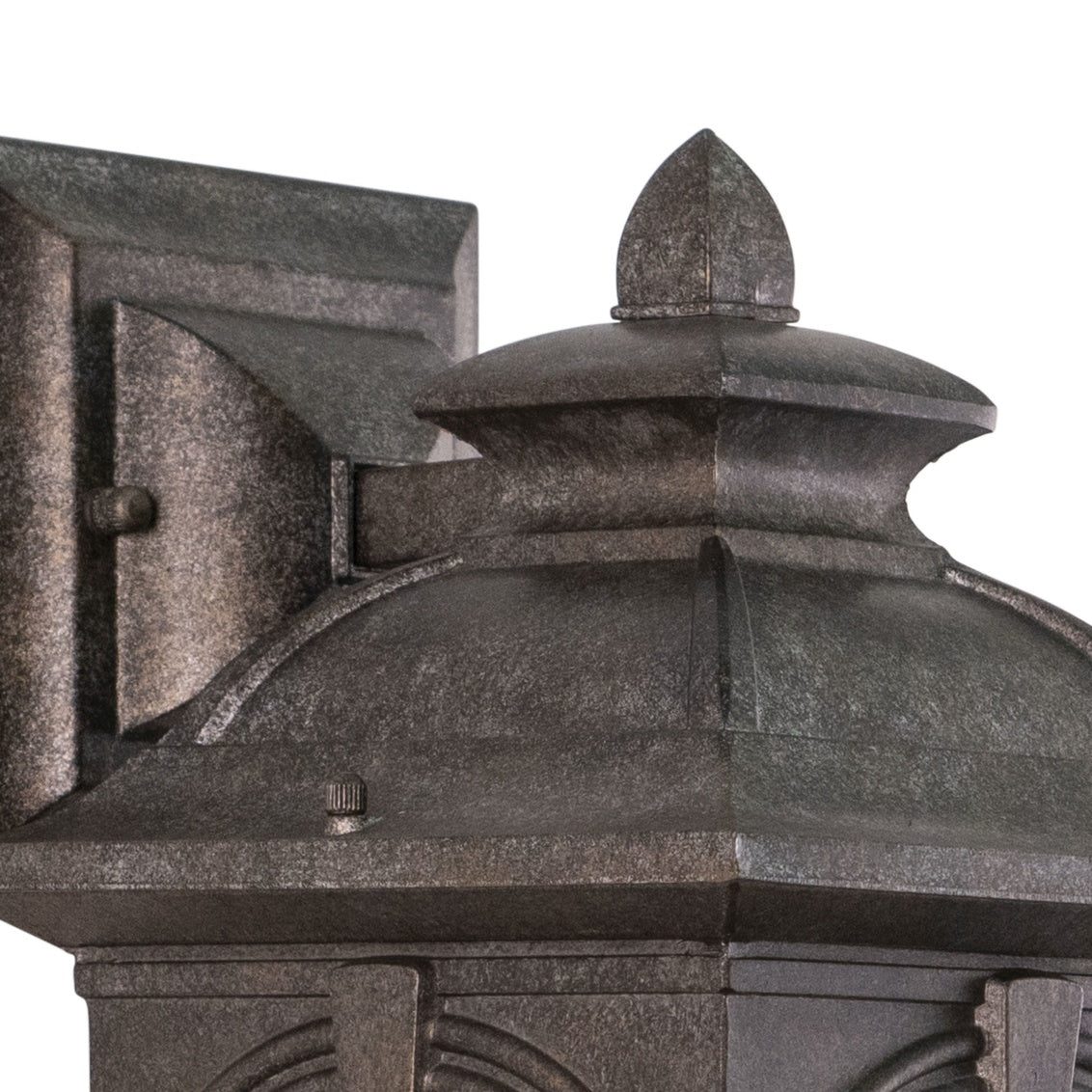 Vaxcel Mission 9-in Outdoor Wall Light Burnished Bronze