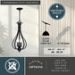 Vaxcel Monrovia 11.25-in. Pendant Oil Rubbed Bronze