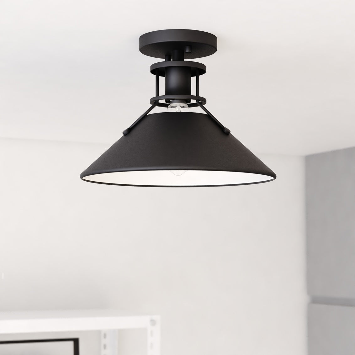 Vaxcel Monrovia 17-in. Semi-Flush Mount or Pendant (Dual Mount) Oil Rubbed Bronze