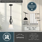 Vaxcel Monrovia 8.75-in. Mini Pendant Oil Rubbed Bronze