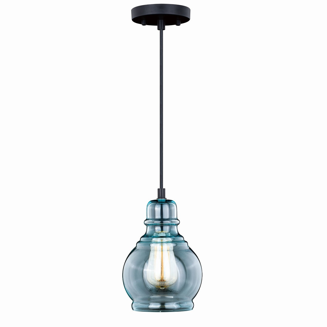 Vaxcel Nautique 6.25-in Mini Pendant Sterling Bronze