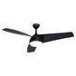 Vaxcel Odell Black Contemporary Propeller Ceiling Fan with"tegrated LED Light Kit and Remote