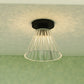 Vaxcel Preston 12.5-in W LED Flush Mount Matte Black