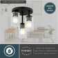Vaxcel Preston 12.5-in W LED Flush Mount Matte Black