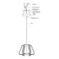 Vaxcel Ridgeway 11.5-in LED Pendant White