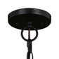 Vaxcel Sheffield 10-in. Pendant New Bronze and Distressed Ash with Light Silver Inner