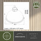 Vaxcel Sheffield 10-in. Pendant New Bronze and Distressed Ash with Light Silver Inner