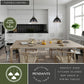 Vaxcel Sheffield 15-in. Pendant New Bronze and Distressed Ash with Light Silver Inner