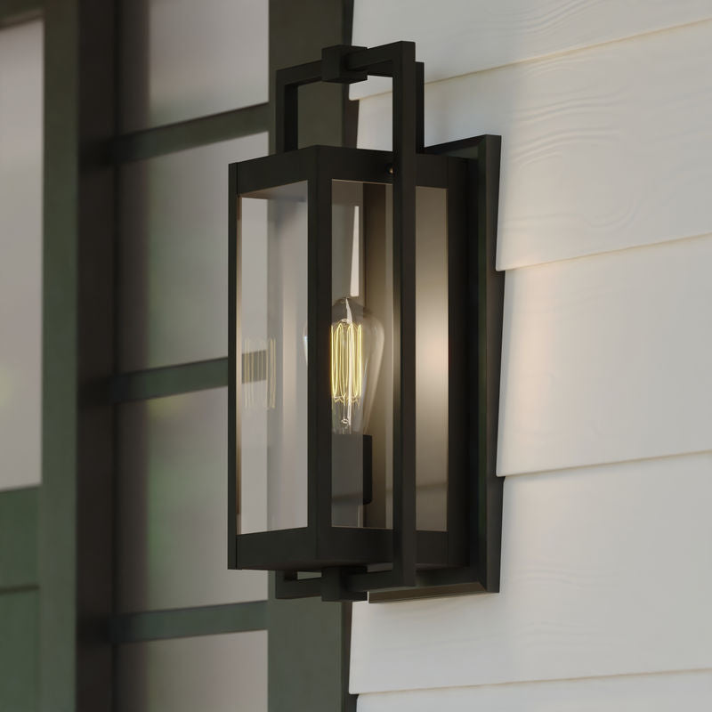 Vaxcel Sheridan 7-in. Outdoor Wall Light Matte Black