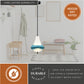 Vaxcel Somerset 10 in. W LED Mini Pendant Oil Rubbed Bronze