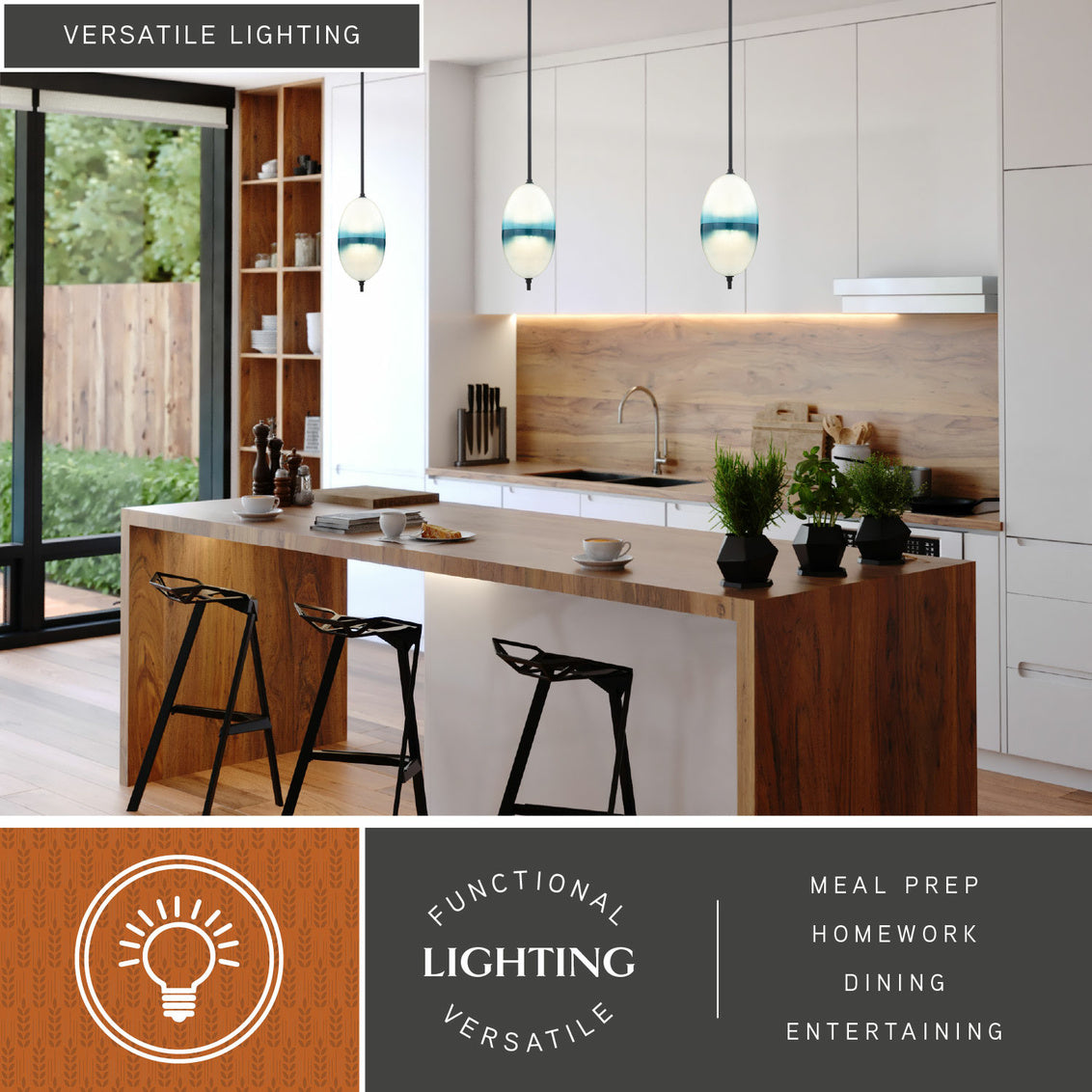 Vaxcel Somerset 6.25 in. W LED Mini Pendant Oil Rubbed Bronze